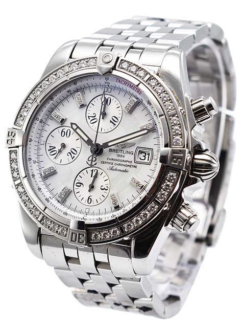 breitling chronomat evolution diamond|Breitling Chronomat evolution automatic.